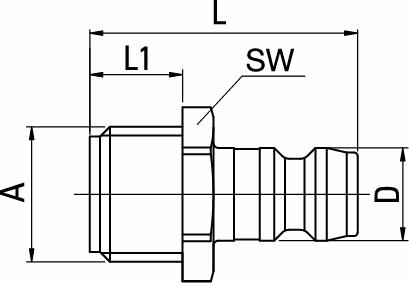 Raccordi di Connessione Maschio