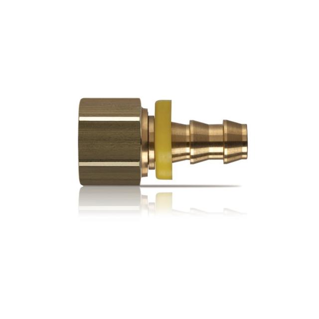 Push Lock: Connessione tubo, filettatura BSPP, dado girevole e sede conica a 60°