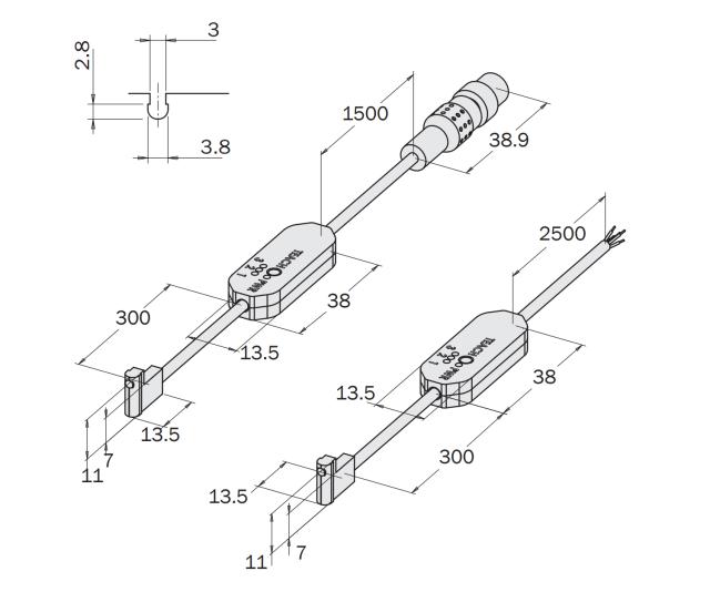 Sensore magnetico programmabile per scanalature a C