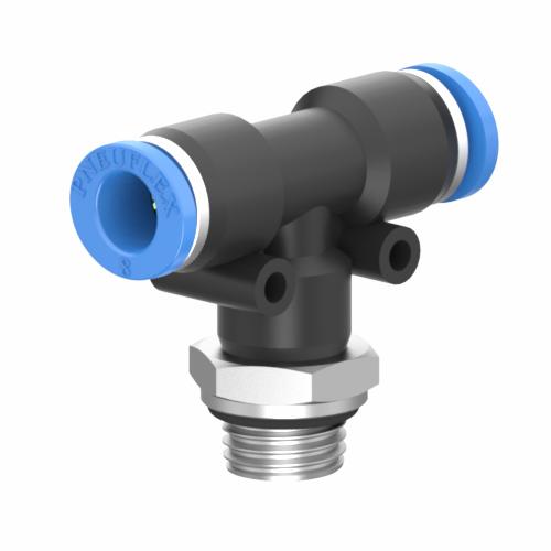 PB - Raccordo a T Derivazione Push-In con Filetto Maschio