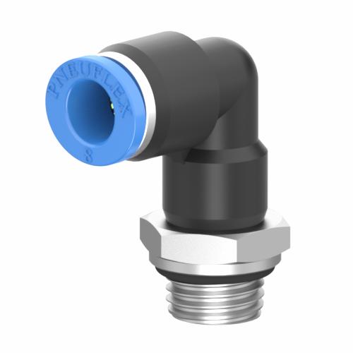 PL - Raccordo a gomito Push-In con filetto maschio