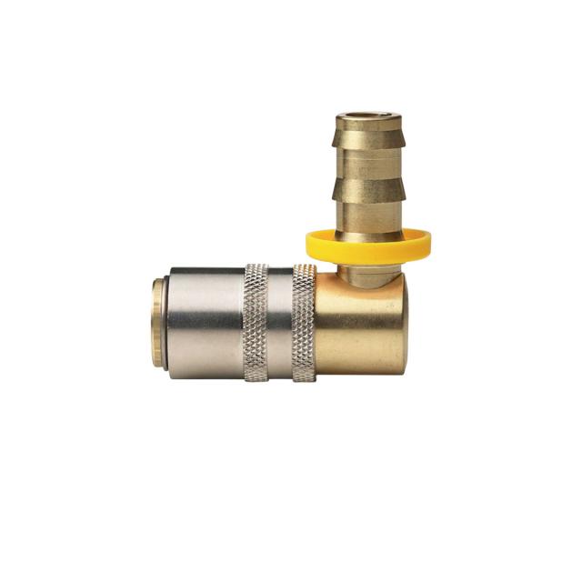 Raccordi Push Lock 90° con porta gomma